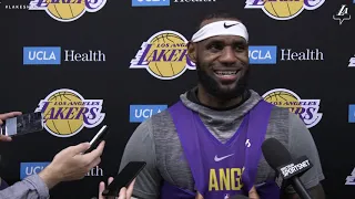 Training Camp: LeBron James (9/27/18)