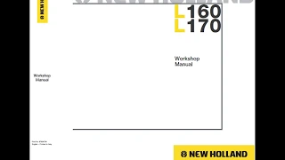 New Holland L160 and L170 SkidSteer Service Manual