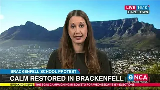 Calm restored in Brackenfell