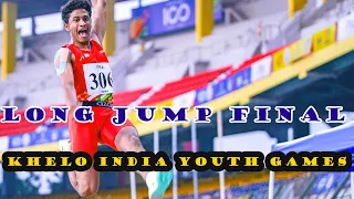 Long jump boys Khelo India youth Games 2023