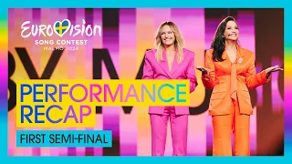 First Semi-Final Recap | Eurovision 2024 | #UnitedByMusic 🇸🇪