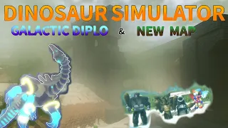 Dinosaur Simulator - Galactic Diplodocus / New Map / How to get free caveman