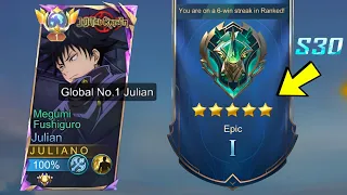 NEW SEASON 30! NEW BEST BUILD FOR JULIAN IS HEREEE! (auto winstreak) - MLBB