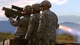 FIM-92 STINGER Surface-To-Air MISSILE IN ACTION; Firing Exercise Target Training -- UAVs Shot Down!