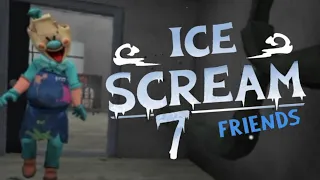 Ice Scream 7|Gameplay with a new skin|Ice Scream 7 Friends Liz