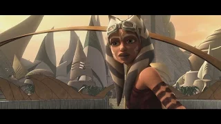 Star Wars: The Clone Wars - Ahsoka, Anakin & Rex vs. Commando droids [1080p]