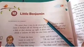 L-10 The Little Benjamin || Class-4 ||  New Gem's English Reader. 👍