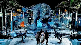 Jurassic World - Indominus Rex vs T Rex (2015) Movie Clips - 8K Movie