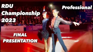 RDU Professional Championship 2023 | Final Presentation | WDC Latin