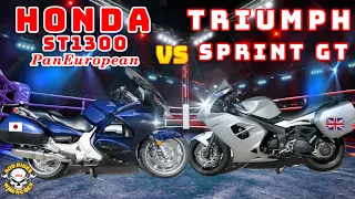 Honda ST1300 PanEuropean VS Triumph Sprint 1050 GT