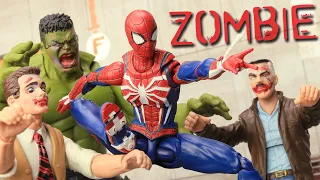 SPIDER MAN vs ZOMBIE Army in Avenger HQ | Figure Stopmotion