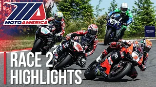 MotoAmerica Supersport Race 2 Highlights at Ridge Motorsports Park 2022