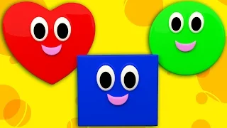 Shapes Song | learn shapes | kids tv learning | nursery rhymes kids tv