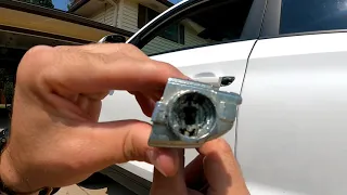 How to replace door cylinder lock Hyundai Tucson 2020