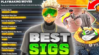 *New!* BEST DRIBBLE MOVES/SIGS FOR 6'5-6'8 BUILDS in NBA 2K24! (FASTEST DRIBBLE MOVES/SIGS)