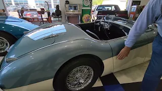 1956 Austin Healey 100M walkaround and start up