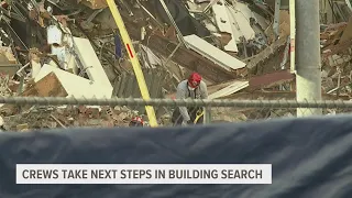 Rescuers at site of Davenport building collapse complete search for survivors, move on to recovery