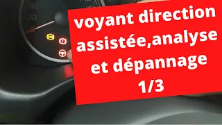 🚘🚙🚗Voyant direction assistée allumé vidéo 1sur 3  Power steering warning light on video 1 of 3