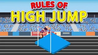 Rules of High Jump : High Jump Rules For Beginners : HIGH JUMP