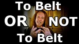 To Belt Or NOT To Belt - LIVE STREAM - Ken Tamplin Vocal Academy