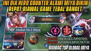 BENAR BENAR COUNTER ALAMI MIYA! MELAWAN META KARIE TANK SPELL VENGEANCE! | TOP GLOBAL 1 MIYA - MLBB