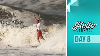 Surfing’s first ever Women’s Olympic Champion! Hello Tokyo I DAY 8 🗼