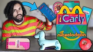 Opening iCARLY HAPPY MEAL TOYS FROM 2008 *THIS SHOW WAS WAY AHEAD OF ITS TIME!..*NICKELODEON*