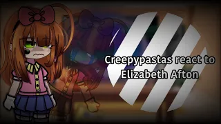 Creepypastas react to Elizabeth Afton// Ft. Creepypastas and Elizabeth// Angst.// Enjoy!! 💜