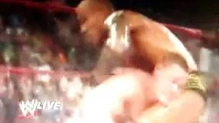 John Cena vs Jericho,Big Show,and Randy Orton Gauntlet Match