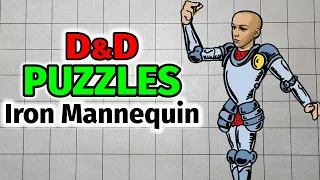 Solve this DnD Door Puzzle? Maybe the Iron Mannequin can help? #dnd #puzzles