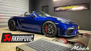 718 Spyder : A bas les FAP ! Link pipe et silencieux AKRAPOVIC en place 💥