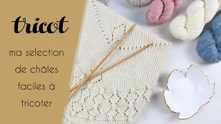 Tricot - Sélection de 10 châles pour débutant et faciles à tricoter pour l'automne - Alice Gerfault
