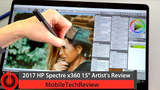 2017 HP Spectre x360 15" Review for Artists
