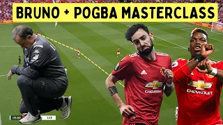 How Solskjaer used POGBA + FERNANDES to DESTROY Bielsa: Man Utd 5-1 Leeds Premier League 2021