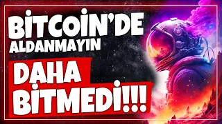 BİTCOİNDE DAHA BİTMEDİ ALDANMAYIN!!! GÜNCEL ALTCOİN ANALİZİ!!! BTC SON DURUM