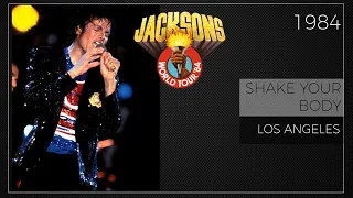 The Jacksons Shake Your Body(Down To The Ground) Live Victory Tour Los Angeles 1984 50fps
