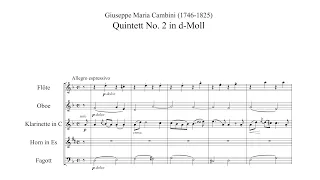 Giuseppe Cambini – Wind Quintet No.2, in D minor