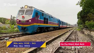 TÀU HỎA VIỆT NAM | Các chuyến tàu khách, hàng Bắc - Nam vào ngày cuối năm 2022  qua tỉnh Ninh Bình