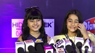 Kullfi Kumarr Bajewala fame Aakriti Sharma & Myra Singh  Kids Choice Awards 2018