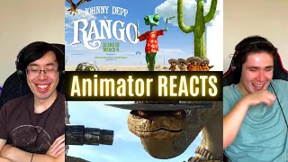 REACTING to *Rango* WE LOVE YOU JOHNNY!!! (Movie Commentary) Animator Reacts