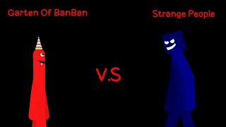 Garten Of Banban Vs Strange People