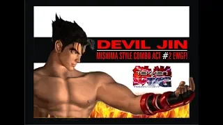 Tekken Tag Tournament- Devil Jin - Mishima Style Combo Act # 2 EWGF! #jin #jinkazama #tekkentag
