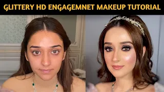 HD GLAM GLITTERY ENGAGEMENT Makeup Tutorial @Sakshi Gupta Makeup Studio & Academy