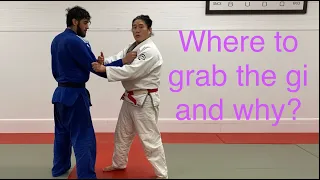 Where to grab the gi in Judo