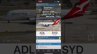 Qantas A380 diverted to Adelaide