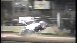 7 News - Kenny Jacobs Sprintcar Crash - Claremont Speedway