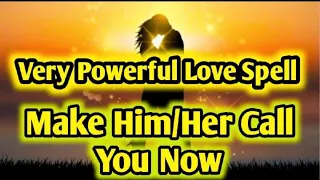 Most Powerful Love Spell | Very Powerful Manifestation Technique To Attract Call/Specific Person ❤