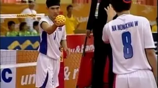 SepakTakraw SEA Games 2011 Indonesia-Thailand Men's Team -B