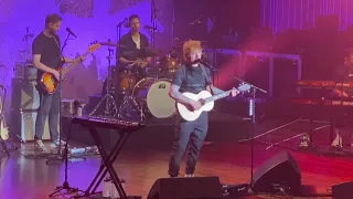 Ed Sheeran “Life Goes On” Live State Theatre Minneapolis, MN 8/11/23