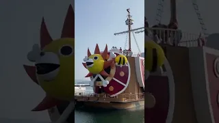 Thousand Sunny boat from ONE PIECE IN REAL LIFE in Japan! #japan #shorts